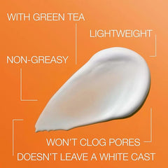 Neutrogena Clear Face Serum Sunscreen with Green Tea,Broad Spectrum SPF 60,Non-Comedogenic Face Sunscreen for Lightweight UVA/UVB Protection,Oxybenzone- & Fragrance-Free,1.7 fl. oz,(Pack of 2)