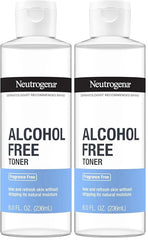 Neutrogena Alcohol-Free Gentle Face Toner | Fragrance-Free | Hypoallergenic | 8 fl. oz | Pack of 2